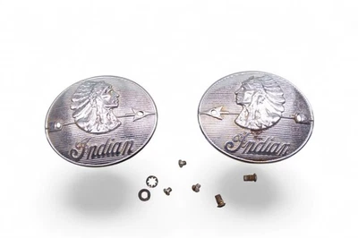 1958 RE Royal Enfield Super Meteor Indian Trailblazer *2036 emblemas de tanque  Foto 1 de 4