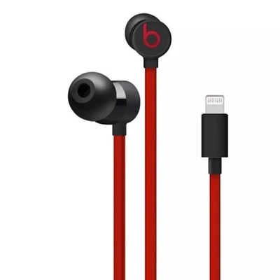 Auriculares internos Beats urBeats3 con cable con conector Lightning rojo Foto 1 de 4