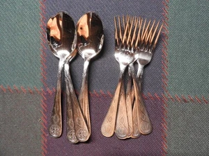 12- Liberty Tabletop - Salad Forks & Place Spoons - 7 inch - Celtic - NEW 2nd - Picture 1 of 1