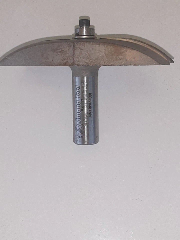 Amana Tool - 54119 Carbide Tipped Cove Raised Panel 1-9/16 Radiusx3-3/8 Diax1/2 - Image 1 of 3