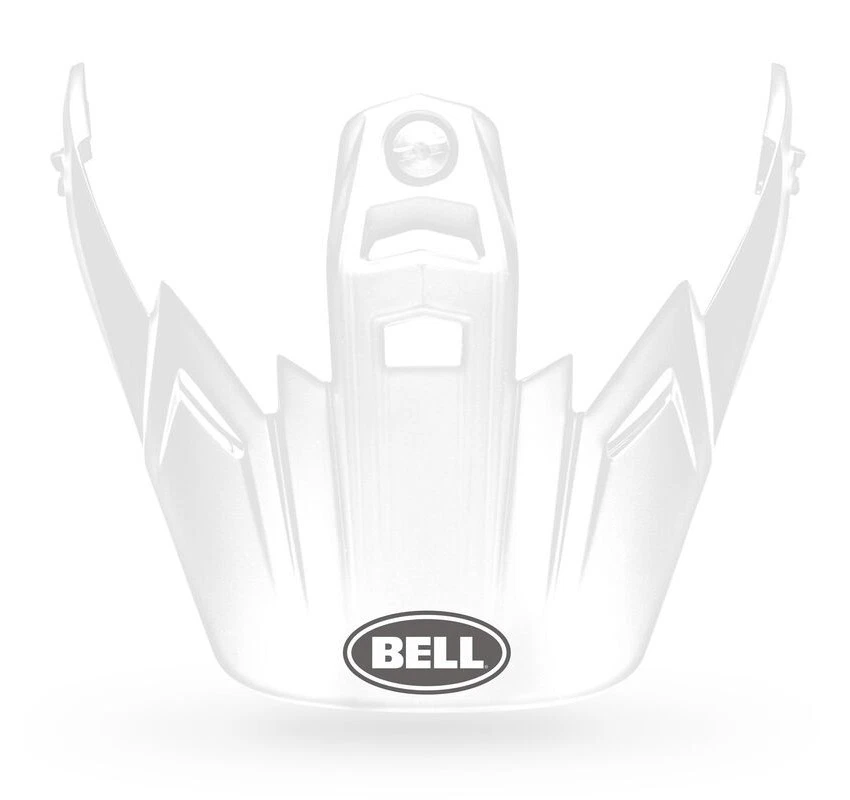 Bell Helmets 7137539 Visor for MX-9 Adventure MIPS Helmets - Gloss White - Image 1 of 1