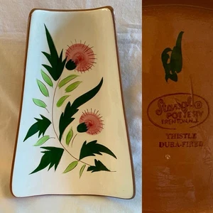 MCM Stangl Pottery 11" Thistle Bread Serving Plate Dish~Midcentury Classic - Picture 1 of 11