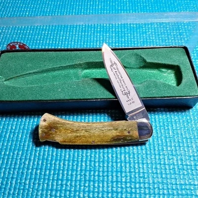 RARE VINTAGE Boker Solingen Germany Collector Knife Ltd Edition 1 of 50 With Box - Image 1 of 4