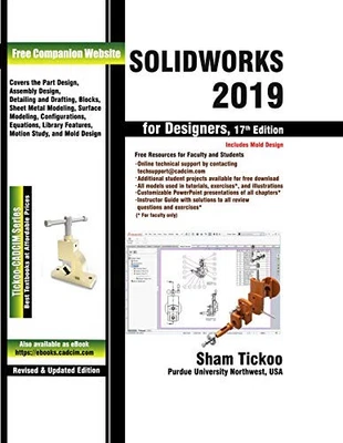 SOLIDWORKS 2019 for Designers, CADCIM Technologies - Image 1 of 2