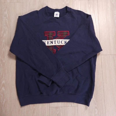 Vintage Kentucky Bluegrass State Sweatshirt Made In USA Size M Blue 90s - Image 1 of 4