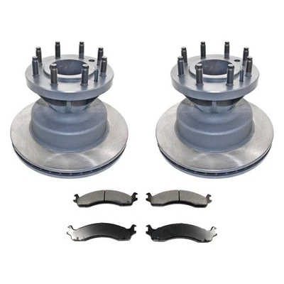 For Ford E-350 Super Duty 04-07 DuraGo Plain Front Brake Kit w Ceramic Pads Foto 1 de 4