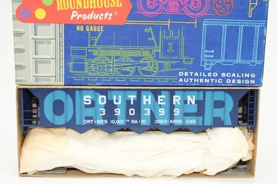 Kit de tolva de descarga rápida Athearn Roundhouse HO Southern Ortner 50' 5 bahías nuevo en caja Foto 1 de 3