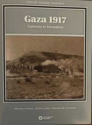 Decision Games Gaza 1917 Gateway to Jerusalem Folio Game Series DCG 1634 - Image 1 of 4