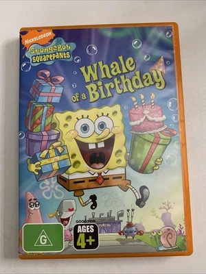 SpongeBob SquarePants : Whale Of A Birthday (DVD, 1999) Region 4 - Image 1 of 3