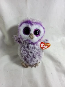 Ty Beanie Boos Moonlight the Purple Owl 6" Plush Stuffed Toy – Pre-Owned - Picture 1 of 6