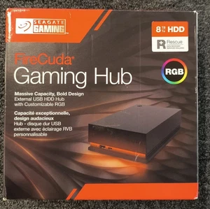 Seagate Gaming FireCuda Gaming Hub 8TB/TO HDD, Slightly Used, A4 - Afbeelding 1 van 6