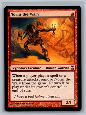 Magic The Gathering Time Spiral Norin the Wary #171/301 MTG TCG CCG - Image 1 of 2