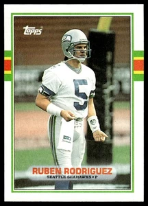 1989 Topps Ruben Rodriguez Seattle Seahawks #185 - Picture 1 of 2