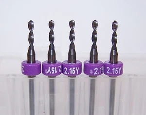 (5) NEW 2.15mm (.0846") Printed Circuit Board Drills (PCB) Kyocera Tycom - Picture 1 of 3