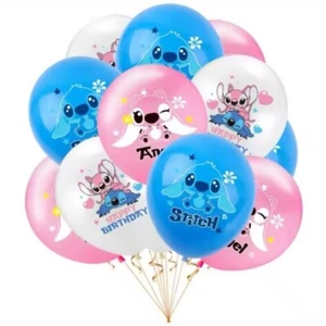 Palloncini LILO & STITCH x12 decorazioni festa compleanno palloncino lattice ragazze ragazzi - Foto 1 di 8