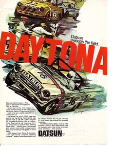1970 DATSUN 2000 @ DAYTONA ~ ORIGINAL PRINT AD - Picture 1 of 1