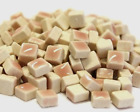Dusty Rose Ceramic Mosaic Tiles - Tiny 5 mm size - 1 oz bag - approx 200 +/-