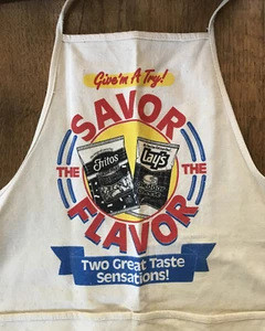 VTG ~ RARE FRITO LAY ~ COTTON APRON ~ WILD RANCH ~ CHEDDAR CHEESE ~ FRITOS LAYS - Picture 1 of 8
