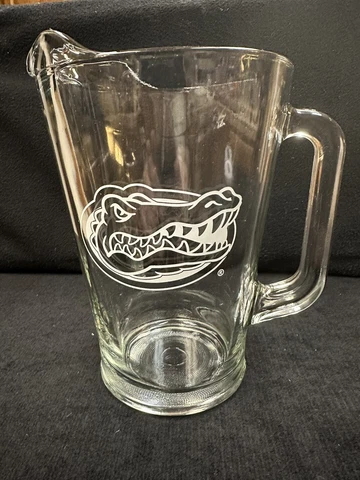Florida Gators 🐊 - Glass Beer Pitcher, 64oz NFL OFFICIALLY LICENSED Cover