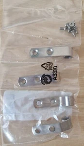 1 x set of Pressalit A9109 Stainless steel straps and screws  NON RETURNABLE - Picture 1 of 2