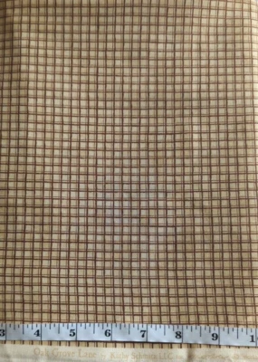 Oak Grove Lane Katy Schmitz Moda Fabrics BTY #7005 Tonal Brown Cotton Quilt - Image 1 of 4