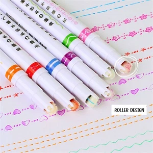 Stamping Pen Roller Marker Border Page Embellishment Pen School Supplies UK - Picture 1 of 13