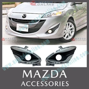 Genuine Mazda Accessories Fog Lamp Trim Garnish Set fit 2010-2018 Mazda5 PROTÉGÉ - Picture 1 of 7