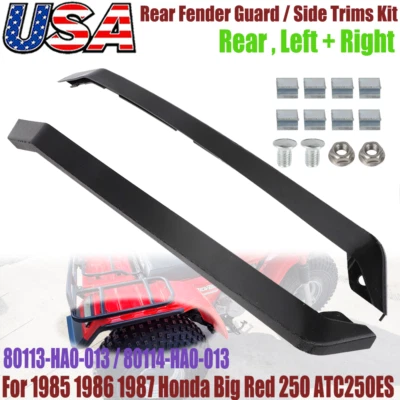 Kit de guardabarros trasero para Honda Big Red 250 ATC250ES 1985 1986 1987 EE. UU. Foto 1 de 4