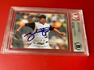 Zach Duke 2006 Upper Deck Card Signed Auto Beckett BAS - Bild 1 von 2