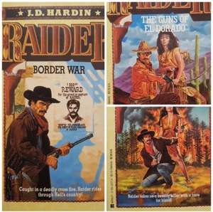 J D Hardin Raider Series Wild West Cowboy Western Vintage Paperback Choose Title - Picture 1 of 12