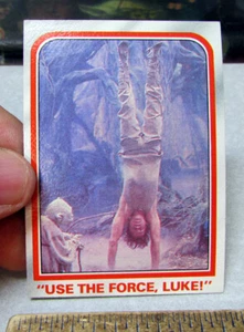1980 Star Wars Empire Strikes Back card #70, Use the Force Luke, Yoda, Luke - Picture 1 of 2