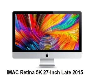 APPLE iMAC RETINA 5K 27" 2015 CORE i5 16GB 1TB FUSION RADEON R9 2GB, OS MONTEREY - Picture 1 of 1