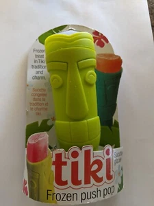 Joie Tiki Frozen Push Pop Mold Silicone Easy Clean Fun Kitchen GREEN  - Picture 1 of 6