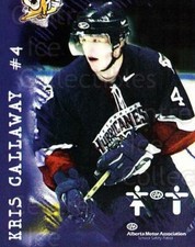 2002-03 Lethbridge Hurricanes #17 Kris Callaway