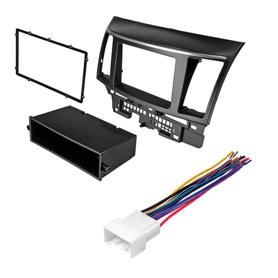 CAR STEREO INSTALL MOUNTING KIT WIRE HARNESS FOR MITSUBISHI LANCER 2008 - 2015 - Image 1 of 1