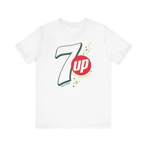 Vintage 7 UP Logo Jersey Short Sleeve Tee - Picture 1 of 61