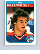 HOCKEY CARD O-PEE-CHEE 1982 WINNIPEG JETS DALE HAWERCHUK ROOKIE CARD  NO265
