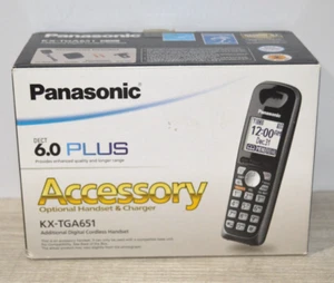 Panasonic 1.9GHz DECT 6.0 Plus Extra Handset Charger New KX-TGA651 - Picture 1 of 8