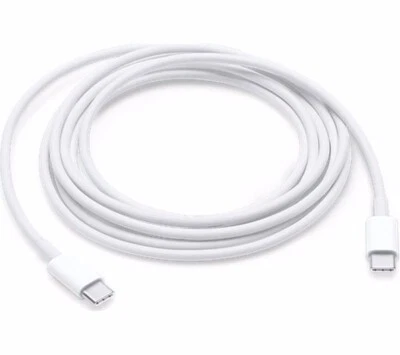 Original Apple USB-C 2m Charge Cable MLL82ZM/A A1739 - White NEW - Image 1 of 3