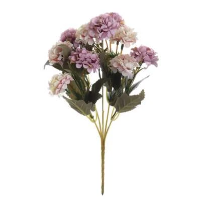 10 Heads Artificial Plant Bouquet Hydrangea Flowers 1/5 Bunch Home Party Decor - Image 1 of 4