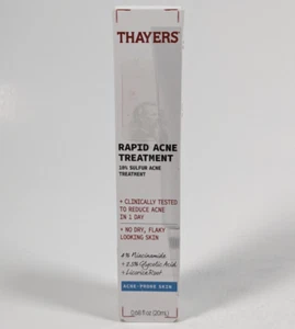 Thayers Rapid Acne Treatment w/ Niacinamide, Glycolic Acid, Licorice Root 0.68oz - Picture 1 of 5