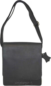 Bolso Hombre, Cuero Hombre Bolso de Hombro Caballero Bolso de Cuero Nubuck Bolso de Cuero - Imagen 1 de 12
