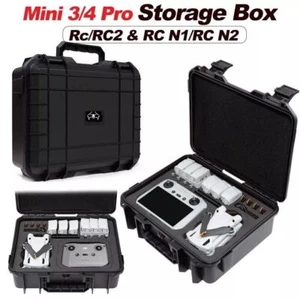 For DJI Mini 4 Pro Drone Accessories Carrying Case Explosion-proof Storage Box - Picture 1 of 17
