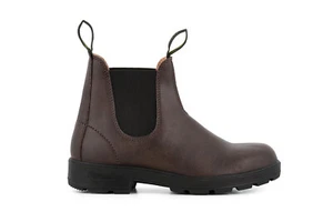 Blundstone 2116 Brown Vegan Leather Unisex Chelsea Boots Ankle Aussie - Picture 1 of 11