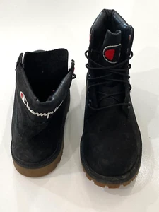 Stivali Timberland X Champion Collab neri da uomo taglia 6/W8 - Foto 1 di 10