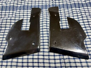 Mercedes Benz SL SLC R107 C107 A Pair Of Chrome Door Lock Trim Left + Right - Picture 1 of 12