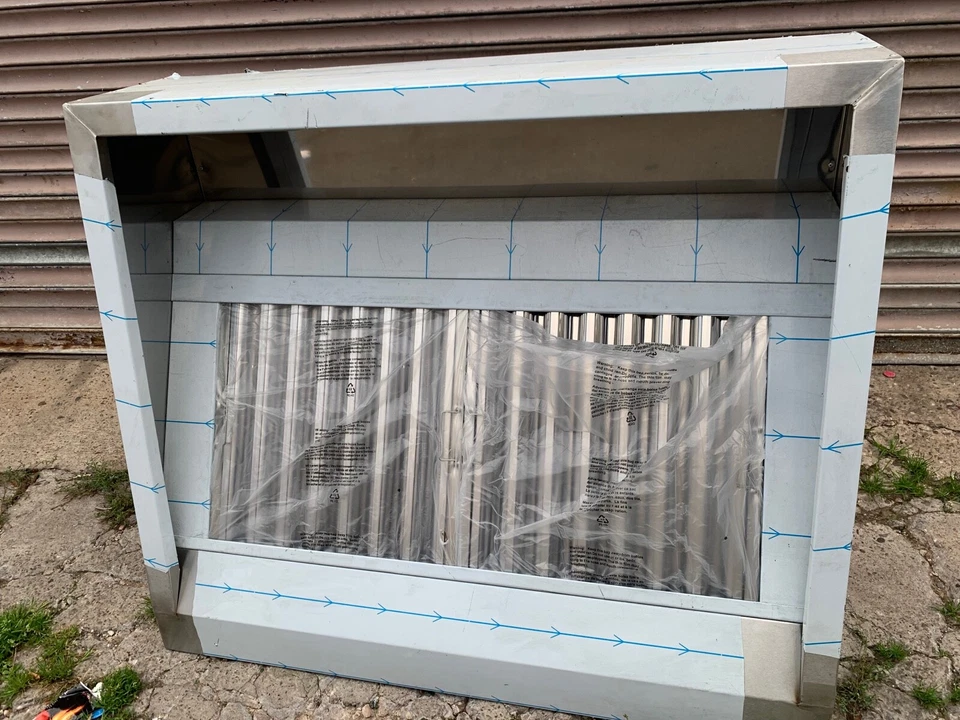 4ft Stainless Steel Commercial Kitchen Canopy Cooker Hood Extraction Hood