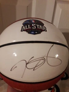KEVIN DURANT SIGNED 2014 NBA ALL STAR GAME AUTOGRAPH BASKETBALL PSA DNA KD - Picture 1 of 12