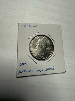 2019 "W" West Point Mint Quarter San Antonio Missions (2 coins) - Image 1 of 4