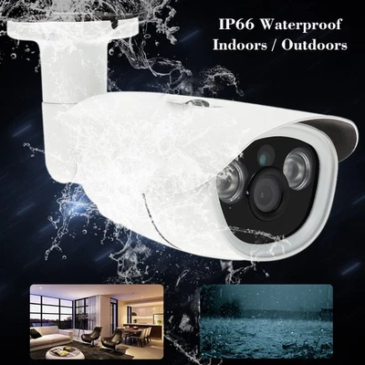 1080P 2.0MP AHD Bullet CCTV Camera 3.6mm 1/3’’ CMOS 2 Array IR LEDs Night  - Image 1 of 4